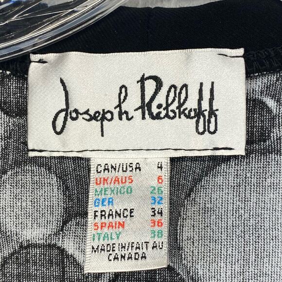 ✨ Joseph Ribkoff Polka Dot Cowl Neck Dress | Size 4 - Picture 8 of 13